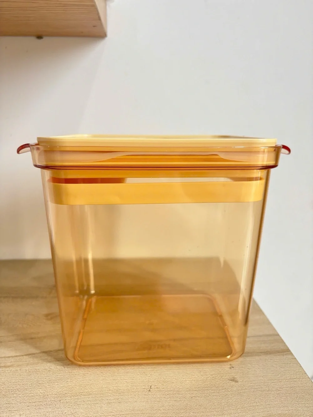 Oxo Amber Plastic Food Storage Container with Venting Lid